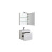 Мебель для ванной Aquanet Рондо 70 белый (1 ящик, зеркало камерино)