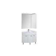 Мебель для ванной Aquanet Корнер 89 R белый (закрытый)
