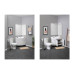 Мебель для ванной Aquanet Корнер 89 R белый (закрытый)
