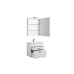 Мебель для ванной Aquanet Рондо 70 белый (2 ящика, зеркало камерино)