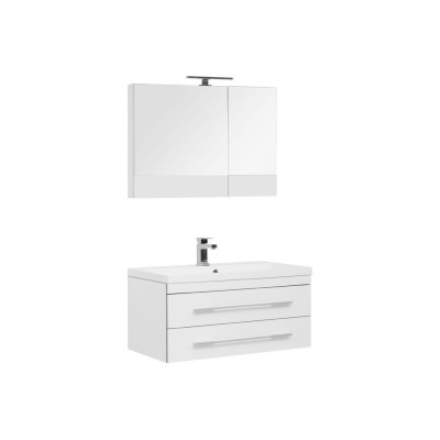 Мебель для ванной Aquanet Верона NEW 90 белый (подвесной 2 ящика)