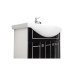 Мебель для ванной Aquanet Честер 75 черный/серебро