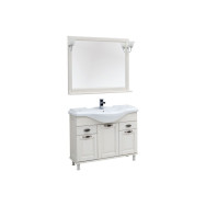 Мебель для ванной Aquanet Тесса Декапе 105 жасмин/серебро