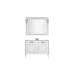 Мебель для ванной Aquanet Паола 120 белый/серебро (литьевой мрамор)