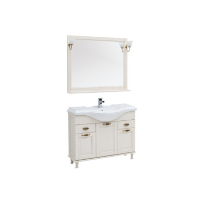 Мебель для ванной Aquanet Тесса Декапе 105 жасмин/золото