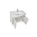 Мебель для ванной Aquanet Паола 90 белый/серебро (керамика)