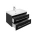 Мебель для ванной Aquanet Верона NEW 75 черный (подвесной 2 ящика)