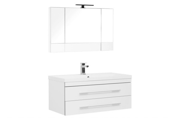 Мебель для ванной Aquanet Верона NEW 100 белый (подвесной 2 ящика)