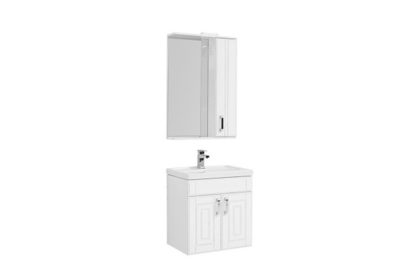 Мебель для ванной Aquanet Рондо 60 белый антик (2 дверцы)