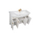 Мебель для ванной Aquanet Честер 105 белый/золото