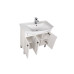 Мебель для ванной Aquanet Честер 85 белый/серебро