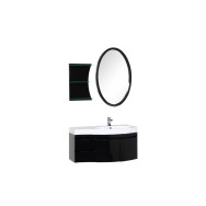 Мебель для ванной Aquanet Опера 115 R черный (2 дверцы 2 ящика)