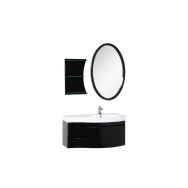Мебель для ванной Aquanet Опера 115 R черный (3 ящика)