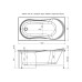 Фронтальная панель для ванны Aquanet Corsica 150 черная