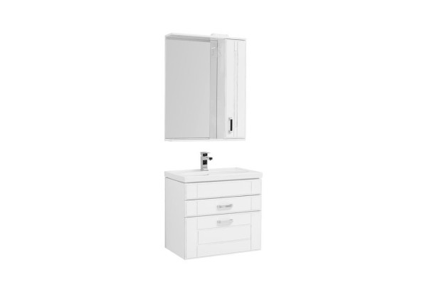 Мебель для ванной Aquanet Рондо 70 белый антик (2 ящика)