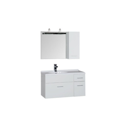 Мебель для ванной Aquanet Данте 85 L белый (1 навесной шкафчик)