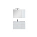 Мебель для ванной Aquanet Данте 85 L белый (камерино 1 навесной шкафчик)