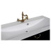 Мебель для ванной Aquanet Виктория 120 черный/золото