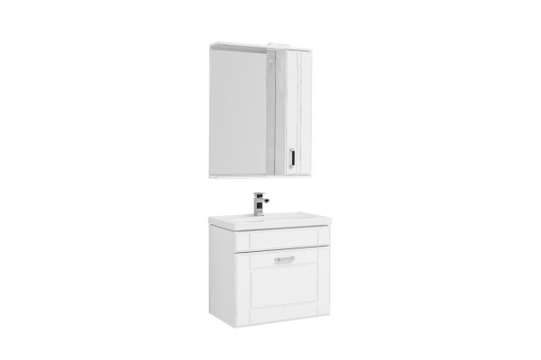 Мебель для ванной Aquanet Рондо 70 белый антик (1 ящик)