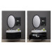 Мебель для ванной Aquanet Опера 115 L черный (2 дверцы 2 ящика)