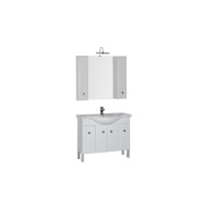 Мебель для ванной Aquanet Стайл 105 белый (4 дверцы)