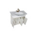 Мебель для ванной Aquanet Валенса 90 белый краколет/золото