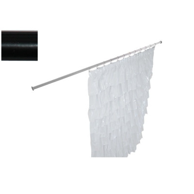 Карниз для ванны Aquanet прямой 140 черный