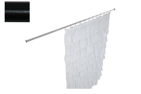 Карниз для ванны Aquanet прямой 140 черный