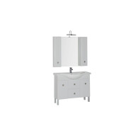 Мебель для ванной Aquanet Стайл 105 белый (2 дверцы 2 ящика)