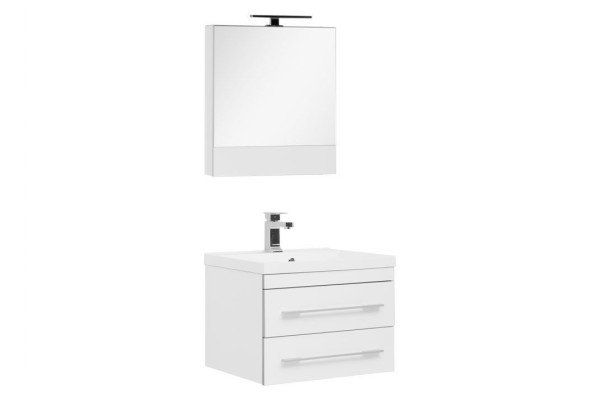 Мебель для ванной Aquanet Верона NEW 58 белый (подвесной 2 ящика)