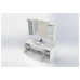 Мебель для ванной Aquanet Данте 110 белый (2 навесных шкафчика)