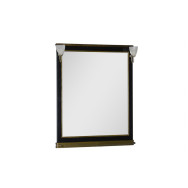 Зеркало Aquanet Валенса 90 черный краколет/золото
