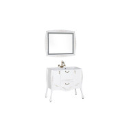 Мебель для ванной Aquanet Виктория 90 белый/золото