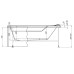 Фронтальная панель для ванны Aquanet West/Corsica/Medea/Light NEW 150