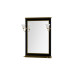 Зеркало Aquanet Валенса 70 черный краколет/золото