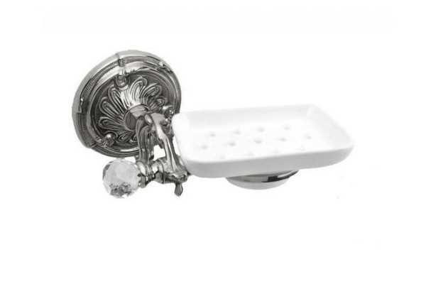 Мыльница для ванной Art&Max Barocco Crystal AM-1786-Cr-C