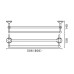 Держатель для полотенец Art&Max Bohemia AM-4248-Br (AM-E-4248-Br)