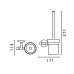 Ершик для унитаза Art&Max Antic AM-2681Q (AM-E-2681Q)