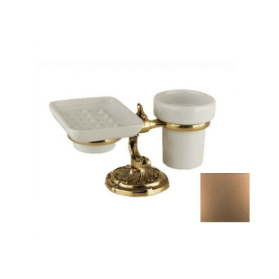 Стакан и мыльница Art&Max Barocco Crystal AM-1789-Br-C