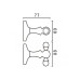 Крючок для полотенец Art&Max Antic AM-2686AL (AM-E-2686AL)