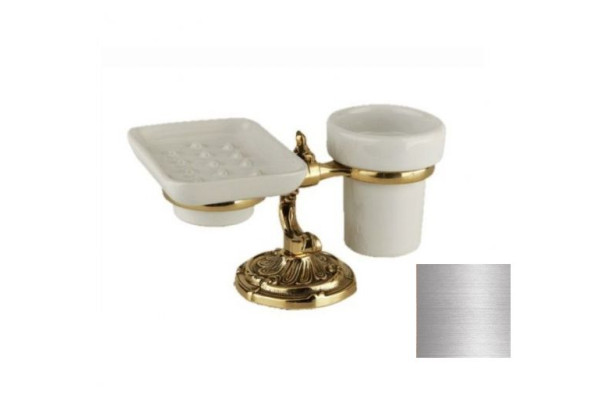 Стакан и мыльница Art&Max Barocco Crystal AM-1789-Cr-C