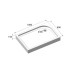 Душевой поддон BelBagno TRAY-BB-AH-100/80-15-W-R 100x80