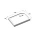Душевой поддон BelBagno TRAY-BB-AH-120/80-15-W-R 120x80