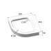 Душевой поддон BelBagno TRAY-BB-R-85-550-15-W 85x85