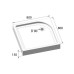 Душевой поддон BelBagno TRAY-BB-A-80-15-W 80x80