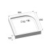 Душевой поддон BelBagno TRAY-BB-A-85-15-W 85x85
