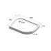 Душевой поддон BelBagno TRAY-BB-RH-100/80-550-15-W-L 100x80