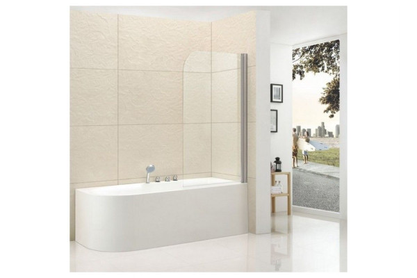 Шторка для ванны Cezares Eco O-V-1-80/140-P-Cr-R
