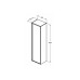 Шкаф-пенал для ванной Ideal Standard Connect Air E0832B2 белый