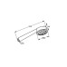 Душевая лейка Kludi Zenta 1S 6060005-00